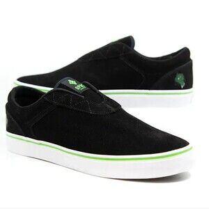 Opus Footwear Men's Honey Slip On Skate Shoes Sneakers, Swampy/Black/Green, 6